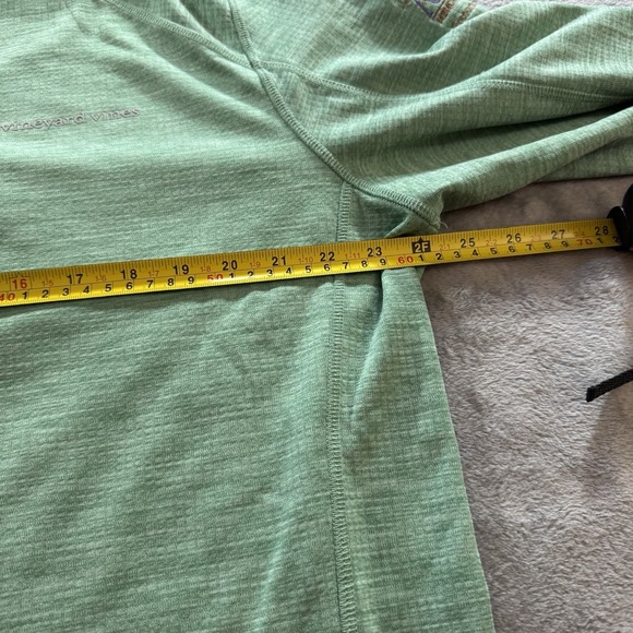 Vineyard Vines Performance 1/4 Zip Jacket Mens XL Green Sankaty Pullover Golf - Picture 11 of 12